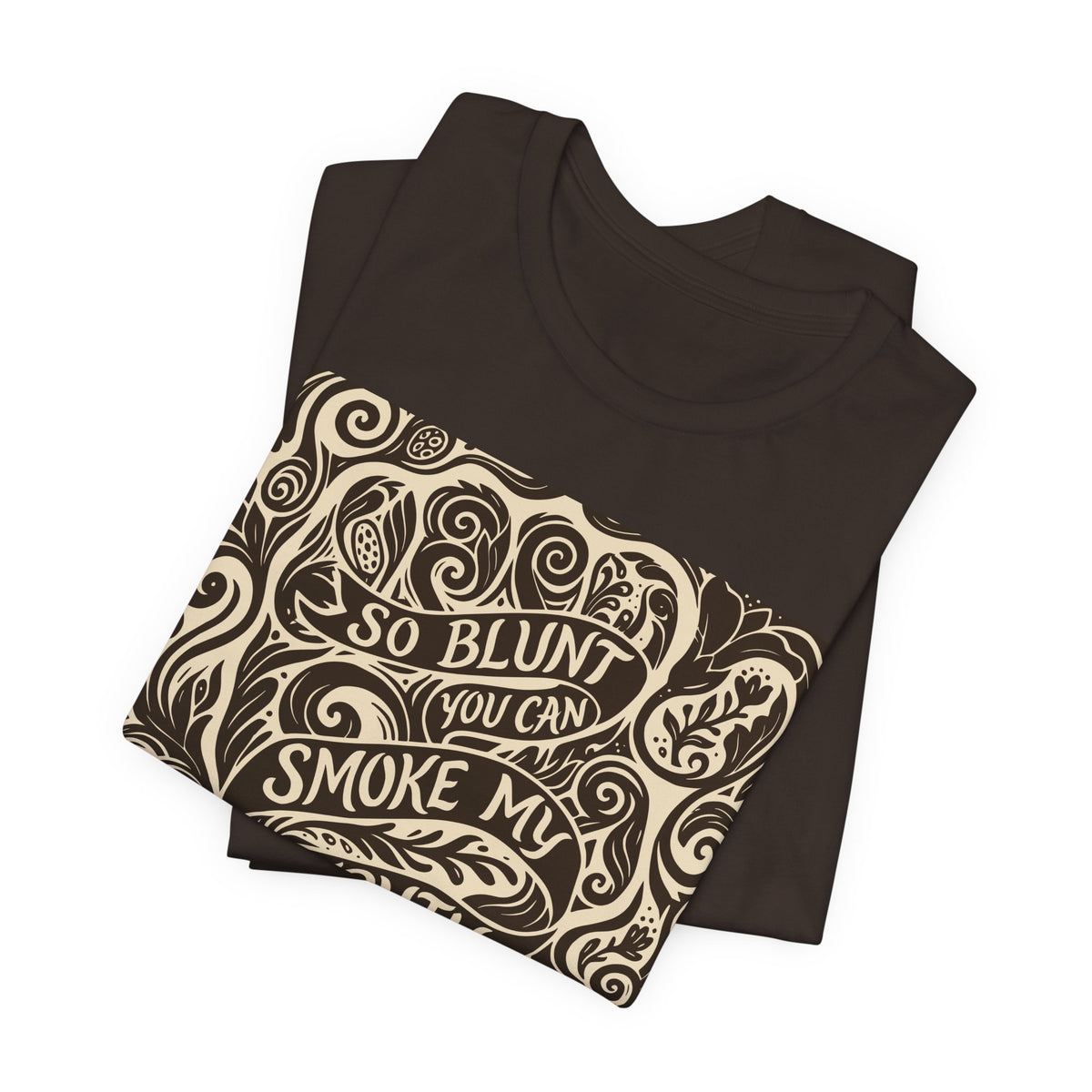 Let's Be Blunt | Blunt Truth Linocut Graphic T-Shirt | LinoRock