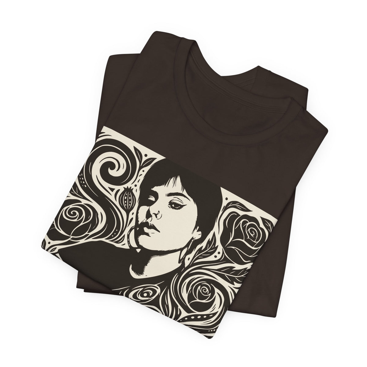 Nalgona, Chichona y Peliona | Funny Latina Linocut T-Shirt | LinoRock