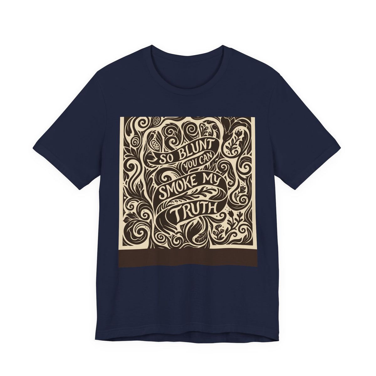 Let's Be Blunt | Blunt Truth Linocut Graphic T-Shirt | LinoRock