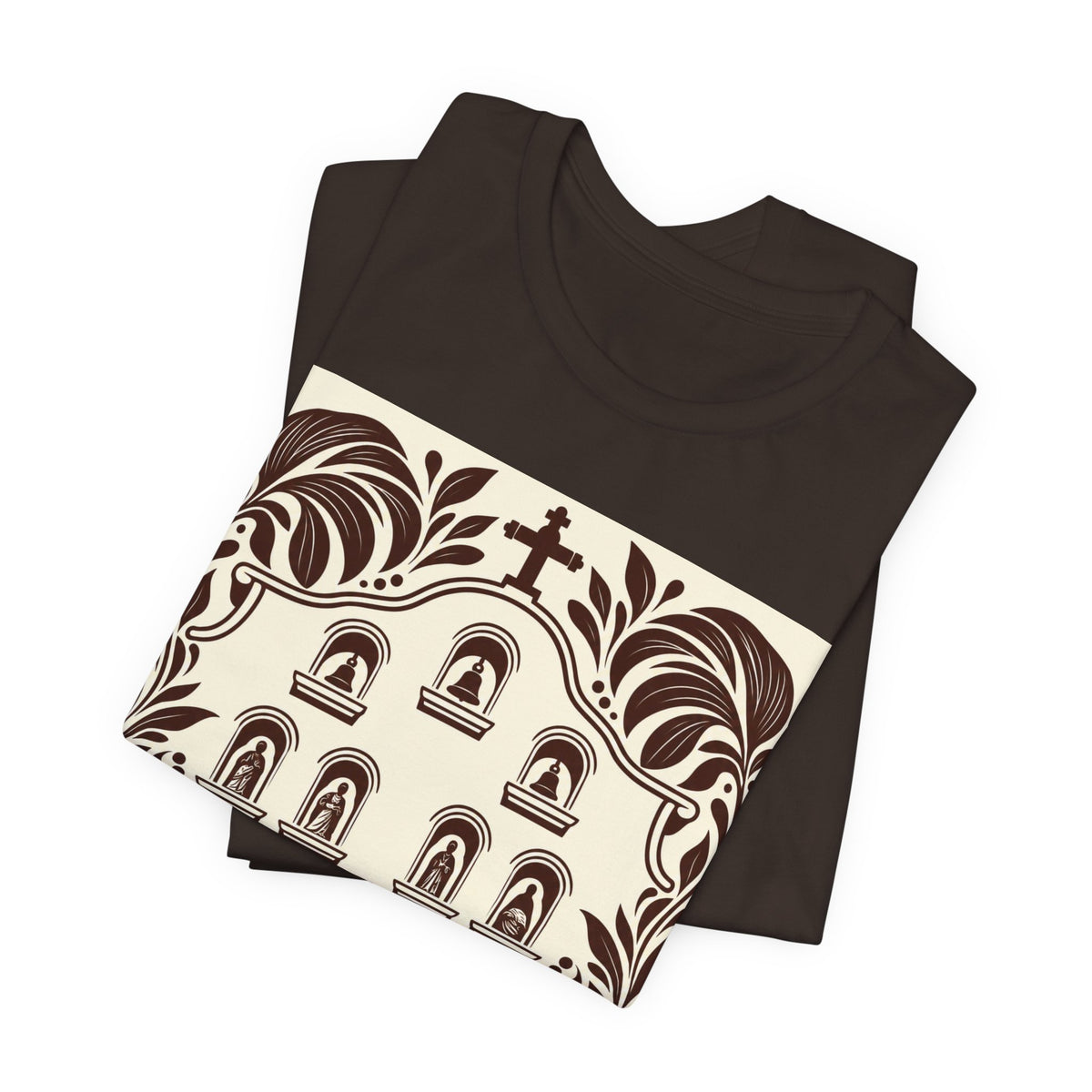 Destination Wedding | Romantic Chapel  Lino Cut T-Shirt | LinoRock