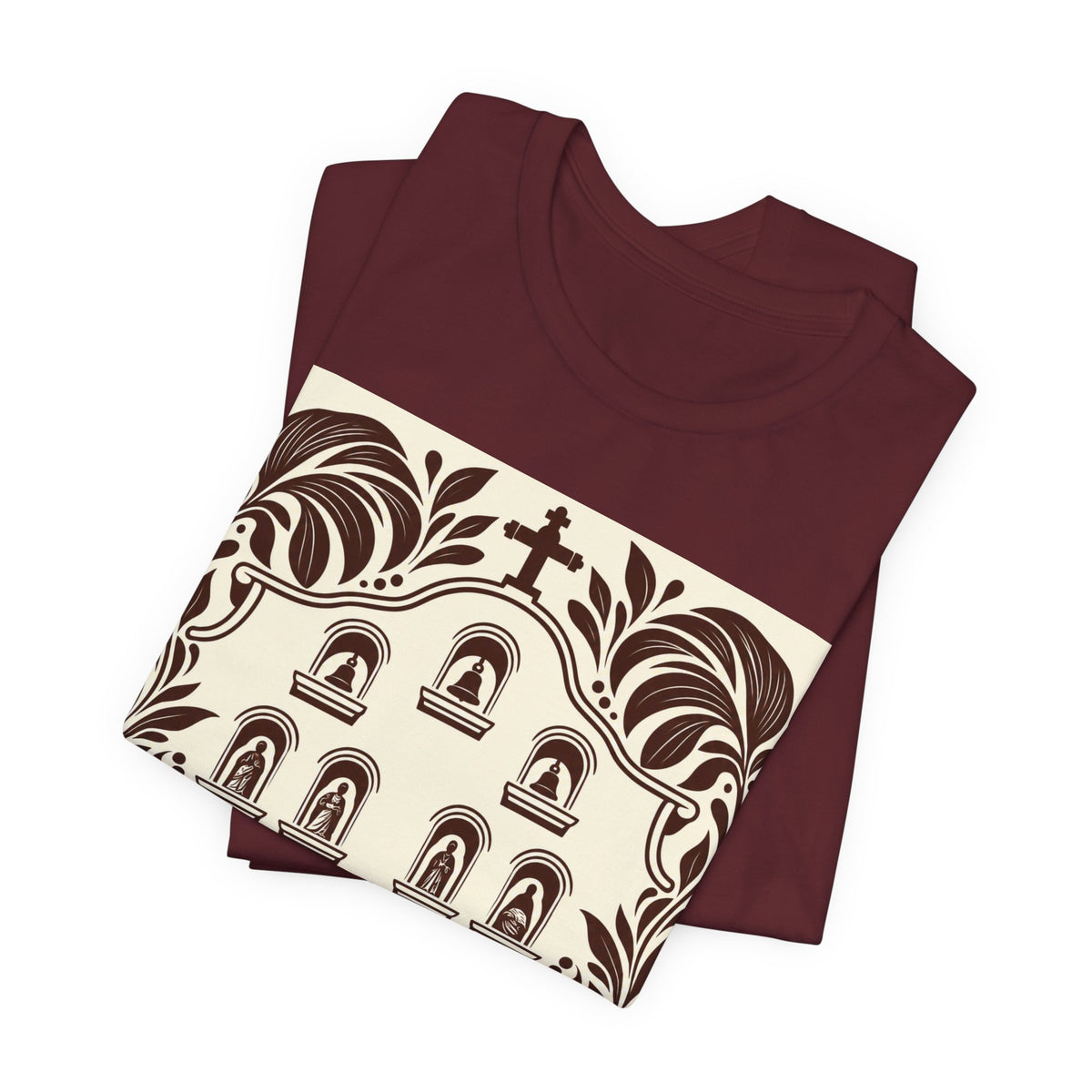 Destination Wedding | Romantic Chapel  Lino Cut T-Shirt | LinoRock