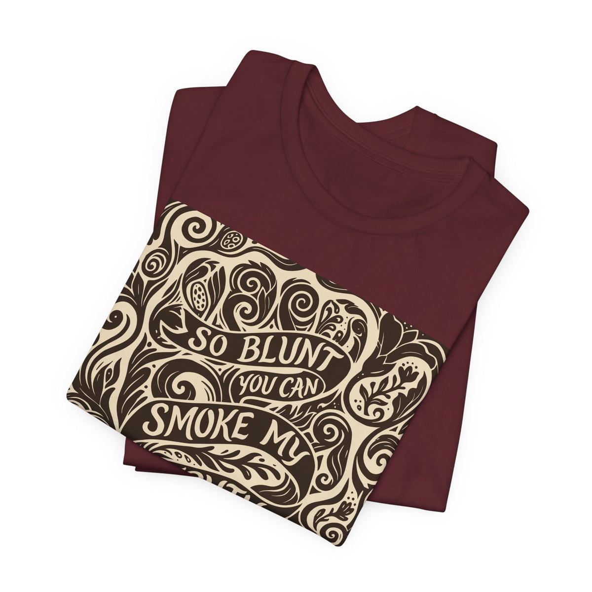 Let's Be Blunt | Blunt Truth Linocut Graphic T-Shirt | LinoRock