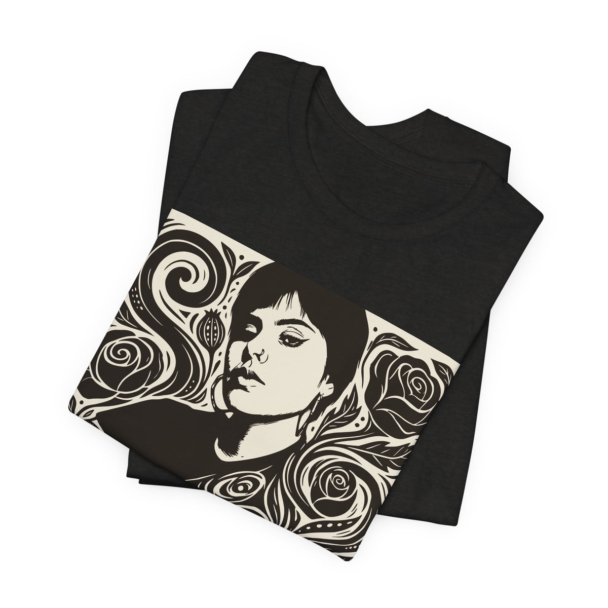Nalgona, Chichona y Peliona | Funny Latina Linocut T-Shirt | LinoRock