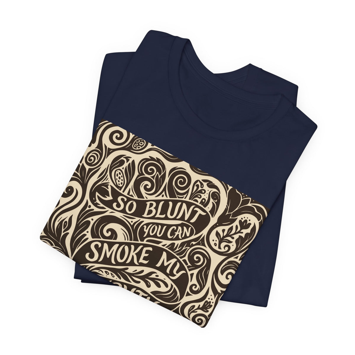 Let's Be Blunt | Blunt Truth Linocut Graphic T-Shirt | LinoRock