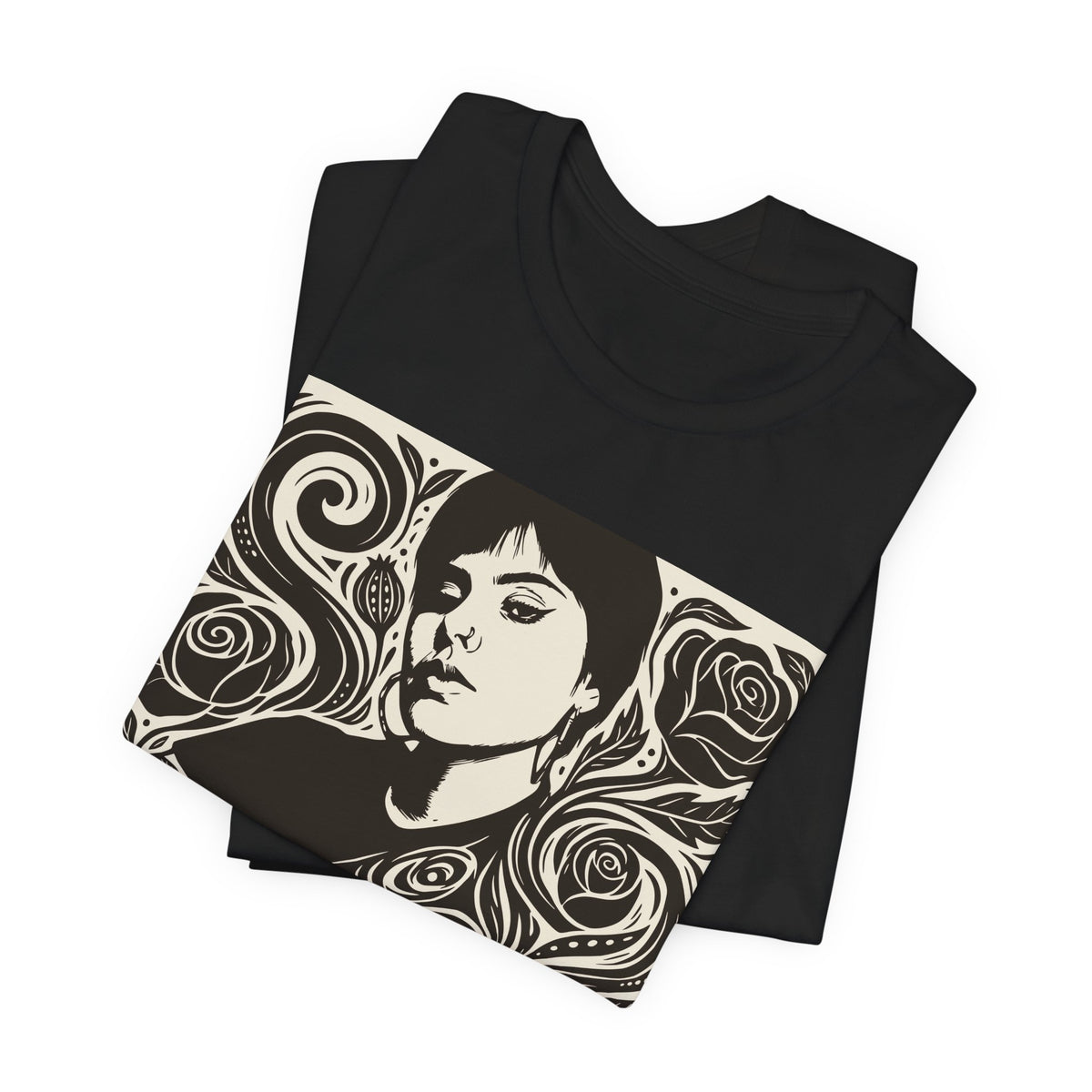 Nalgona, Chichona y Peliona | Funny Latina Linocut T-Shirt | LinoRock
