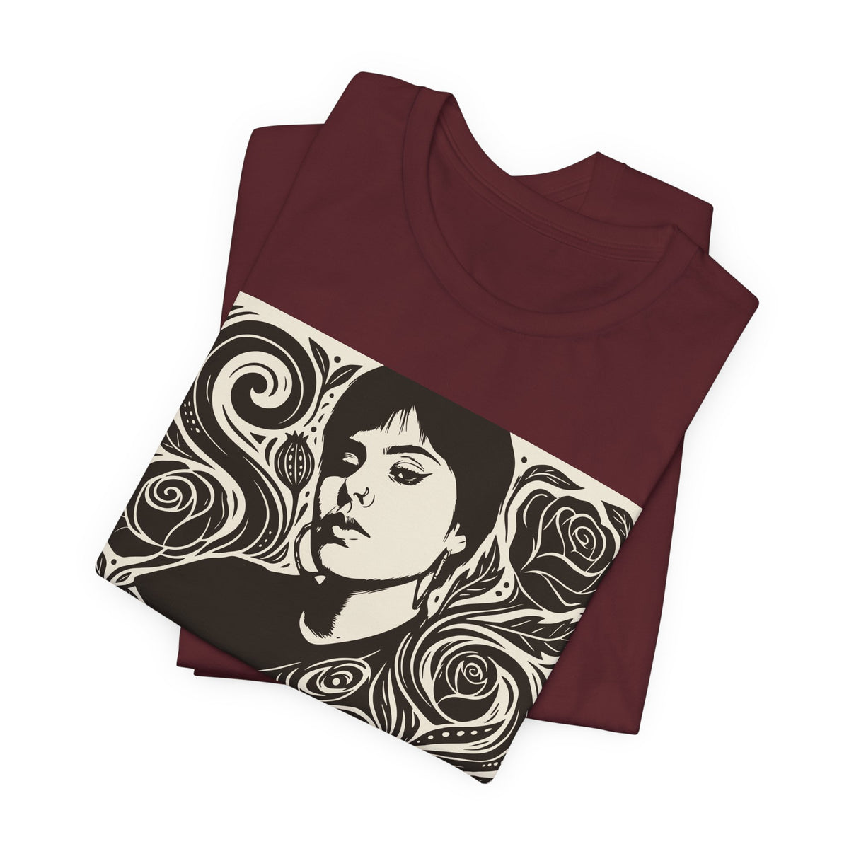 Nalgona, Chichona y Peliona | Funny Latina Linocut T-Shirt | LinoRock